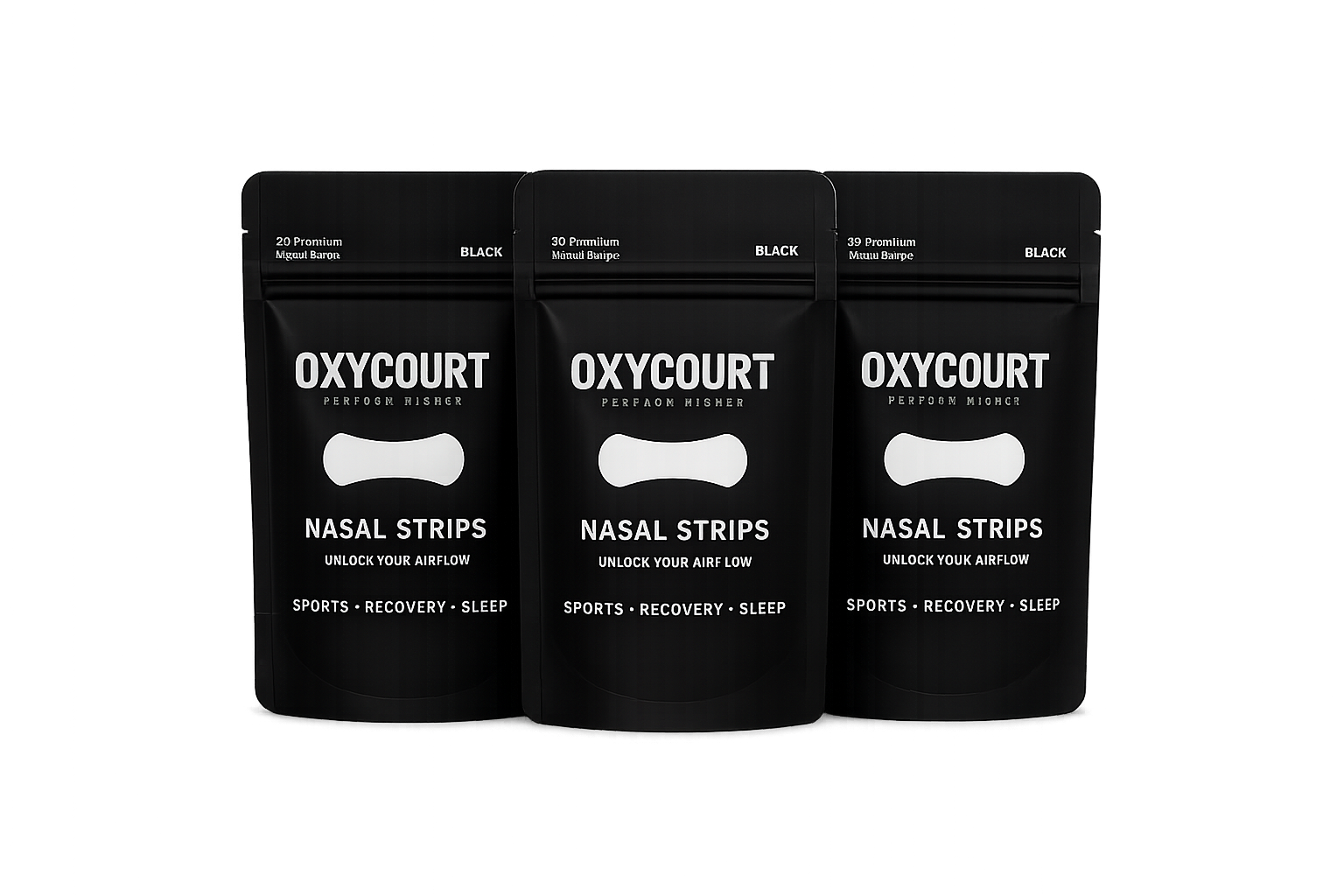 3 pack Team 90 nasal strips